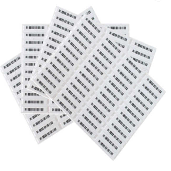 45*10.8mm Anti Theft Label Barcode Security System High Sensitive
