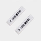 Supermarket Metal Can Anti Theft Labels Stickers 58KHZ Barcode For Retail Security