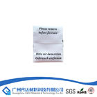 White 58kHz DR AM Soft Barcode Security Labels , Low Density Polyethylene 0.12mm