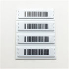 White / Barcode / Black EAS Labels For Clothing Anti Theft Sew In Tag