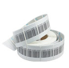 High Sensitivity Brand Woven AM Label In Roll With Raised Logo 45*10.8mm