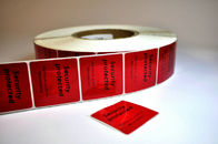 EAS RF Security Labels Aluminum Hot Melt Adhesive / Rubber-Based For Frozen Products