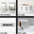 White Sticker EAS Labels  / 8.2MHz DR Jewellery Tag Dimension 45*10.8mm