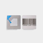 4*4cm Black EAS RF Label 8.2mhz With Barcode High Performance