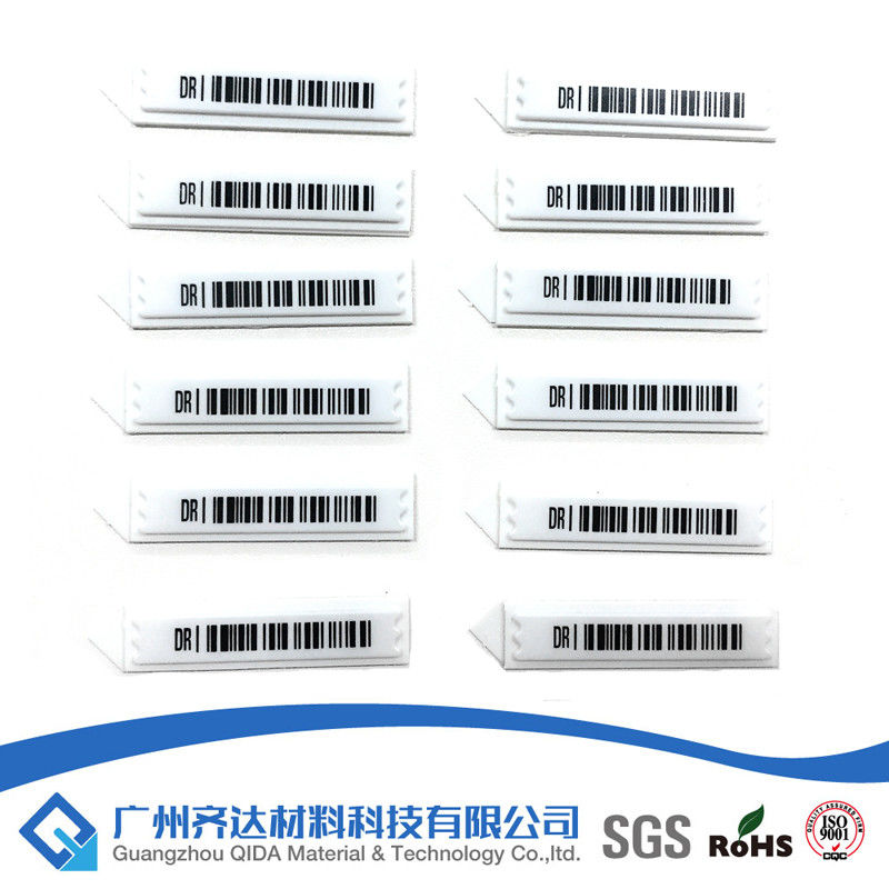 Black White Adhesive 58kHz Anti Theft DR Barcode Labels EAS Dual Pedestal System