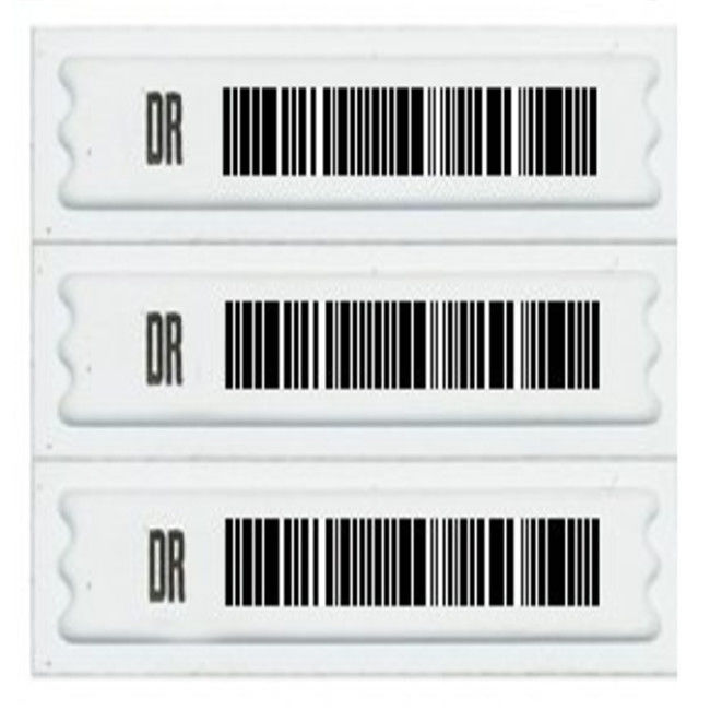 Customized Cloth Anti Theft Label For Retail Security With Barcode Printing