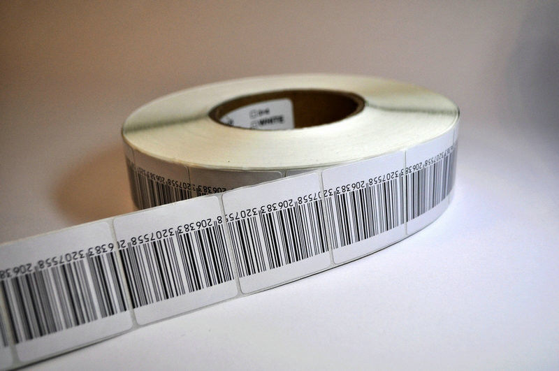8.2MHz EAS RF Soft Label Rubber-Based For Supermarket / Store